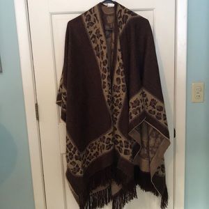 Cheetah poncho